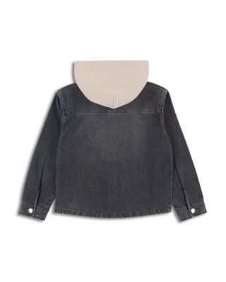 Boys' Abercrombie & Fitch Hooded Denim Jacket - Little Kid, Big Kid