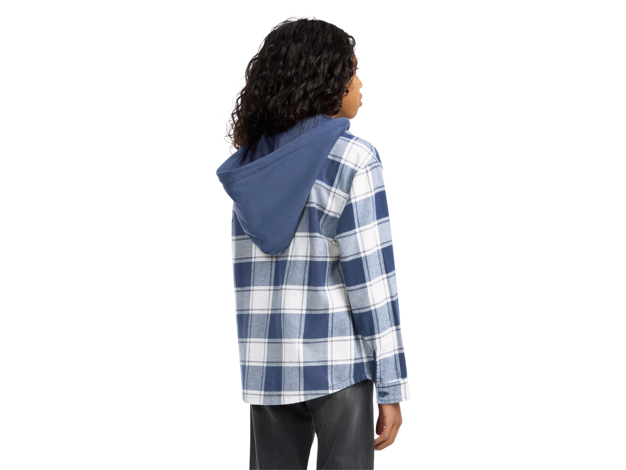 Boys' Abercrombie & Fitch Hooded Flannel Shirt - Little Kid, Big Kid — Image 5
