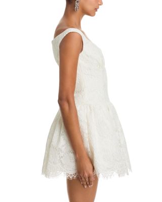 Floral Lace Mini Dress