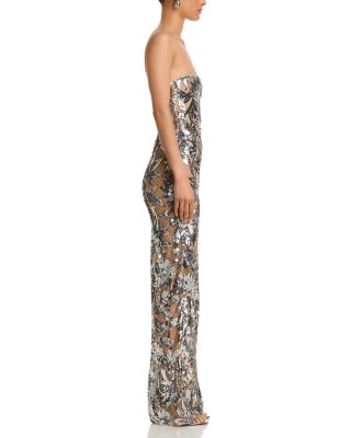 Dahlia Dark Silver Gown
