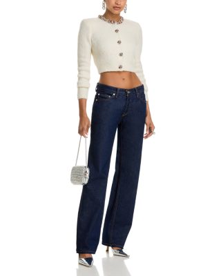 Embellished Crewneck Cardigan