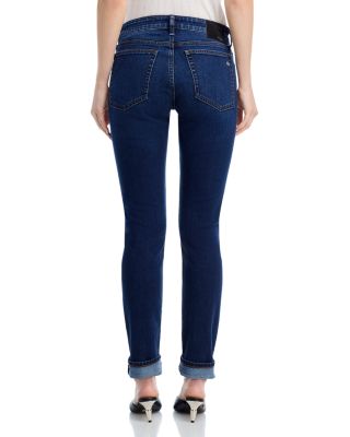 Dre Low Rise Slim Boyfriend Jeans in Alba