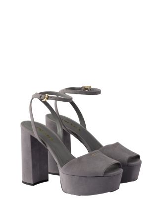 Prada Women's Suede Platform Sandals | Bloomingdale's Shoes