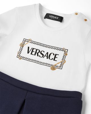 Girls&#39; Jersey &amp; Fleece 90s Logo Pinned Print Dress - Baby, Little Kid