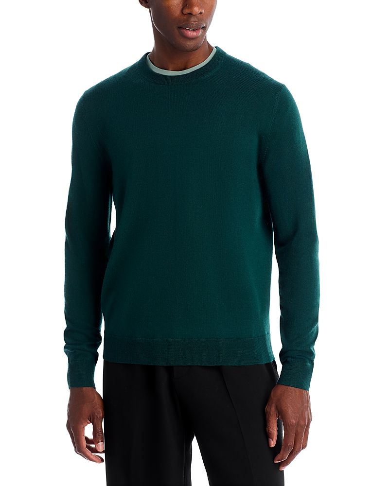 The Men's Store At Bloomingdale's Merino Wool Crewneck Sweater - Exclusive In Green