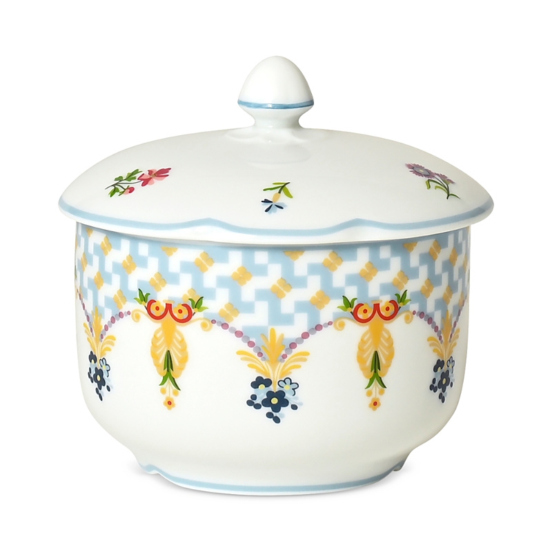 Bernardaud Trianon Sugar Pot In Multi