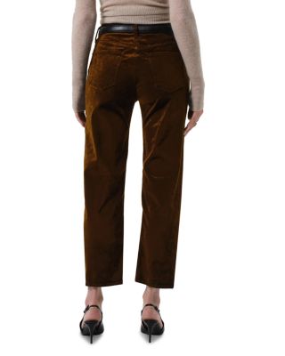 Delfina High Rise Straight Leg Jeans in Golden