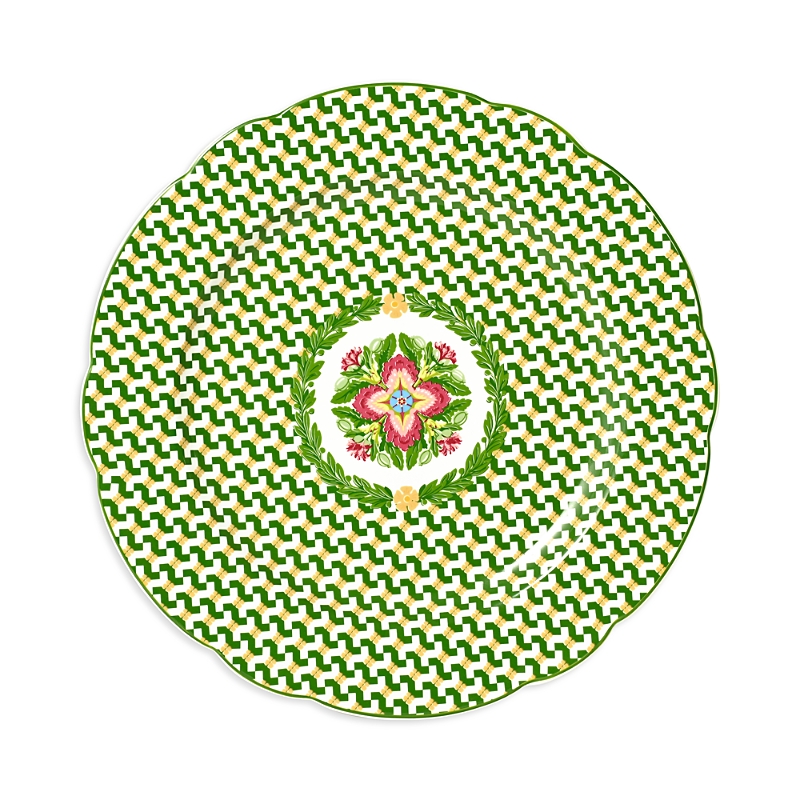 Bernardaud Trianon Service Plate In Green