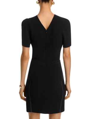 Gathered Waist Mini Dress