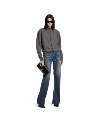 Hourglass Pochette With Chain