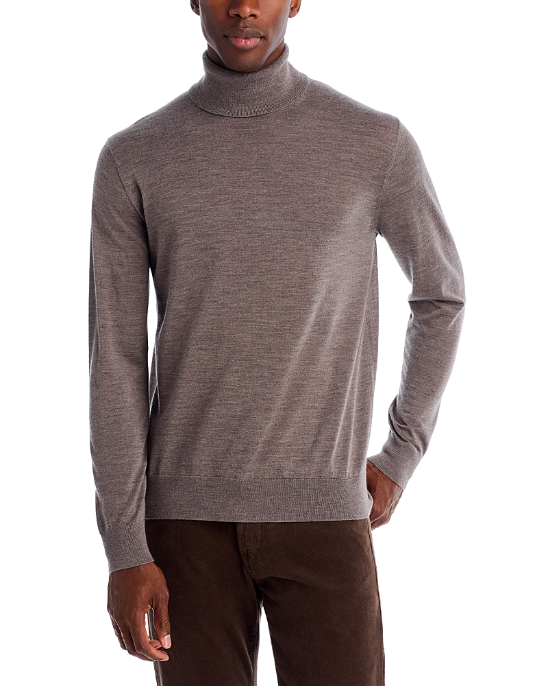The Men's Store At Bloomingdale's Merino Wool Turtleneck Sweater - Exclusive In Brown