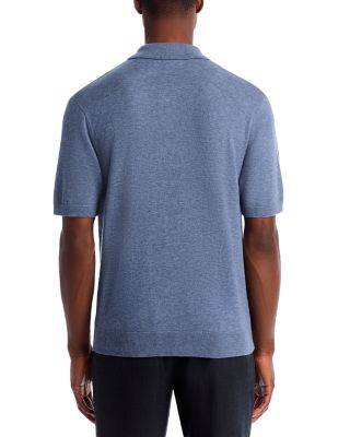 Ribbed Wool & Cashmere Zip Sweater Polo - Exclusive