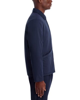 Light Stretch Nylon &amp; Light Cord Patch Pocket Jacket