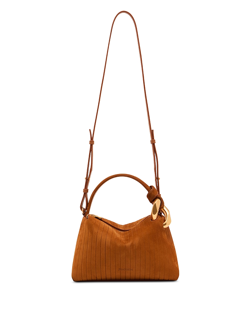 Jw Anderson The Jwa Small Corner Crossbody Bag In Brown