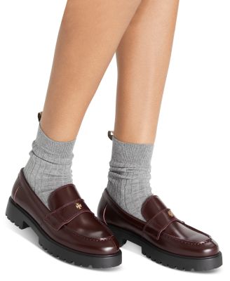Tory Burch Women's Classic Lug Loafers | Bloomingdale's