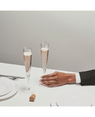Elegance Champagne Trumpet Flute, Pair
