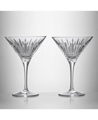 Lismore Diamond Martini Glasses, Set of 2