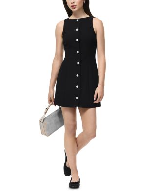 Azra Twill Button Front Dress