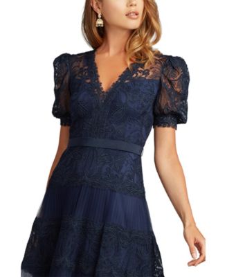 Fatiha Floral Lace and Chiffon Dress