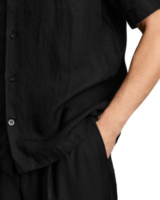 Beldi Oversized Textured Camp Shirt
