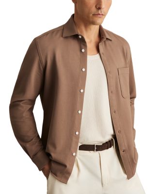 REISS - Kappo Button Front Overshirt