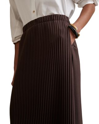 Pippa Pleated Midi Skirt