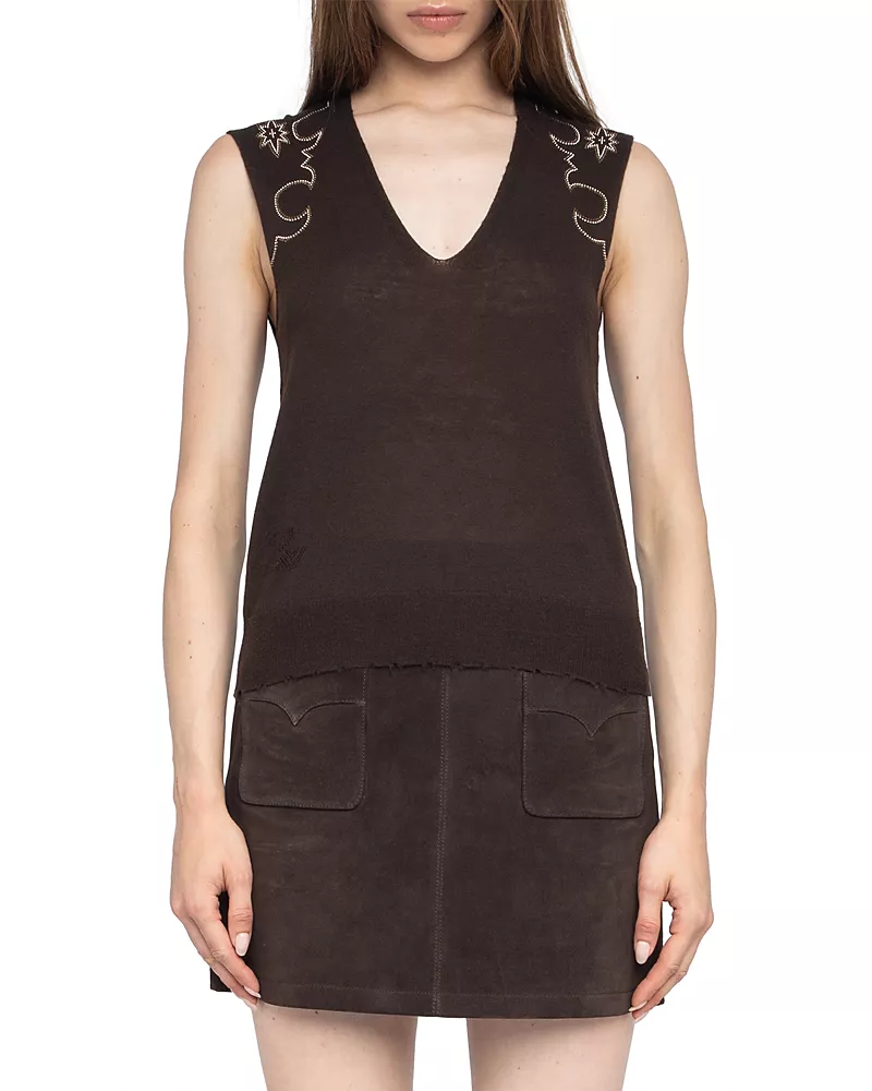 Zadig & Voltaire Vicky Cp Western Strass Sweater