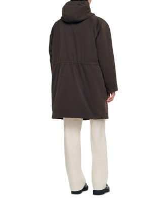 Boxy Fit Washed Parka