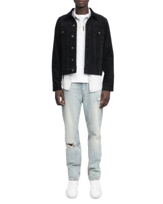 Bases Velvet Trucker Jacket