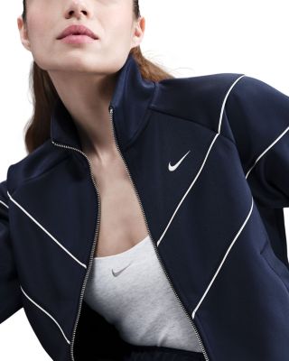 Mock Neck Knit Jacket