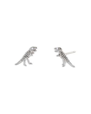 COACH - Signature Skeletal Rexy Stud Earrings