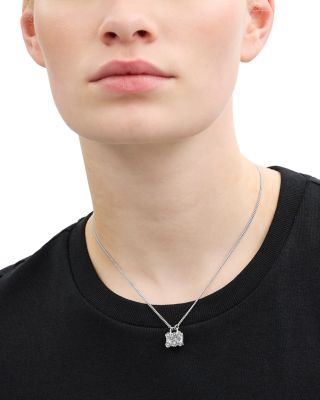 Signature Tea Rose Handbag Pendant Necklace, 16"-18"