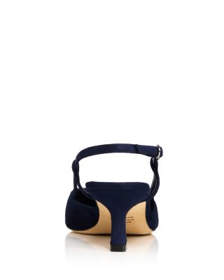 Women&#39;s Vinnie 50 Slingback Suede Pumps