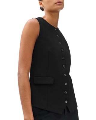 Irina Ponte Plaid Long Vest