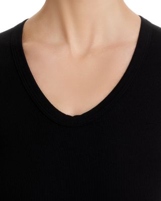 Robyn Luxe Rib Long Sleeve U Neck Tee
