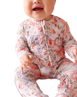 Girls' Aviva Ruffled Footie - Baby