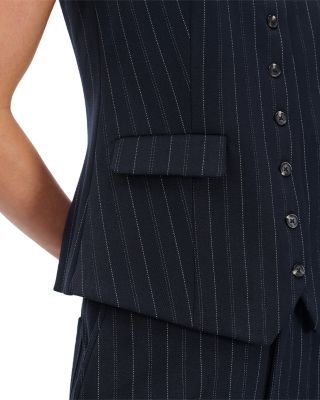 Irina Ponte Plaid Long Vest