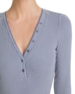 The Mesh Trim Rib Henley 