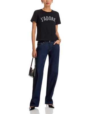 Faux Pearl Jadore Shrunken Tee