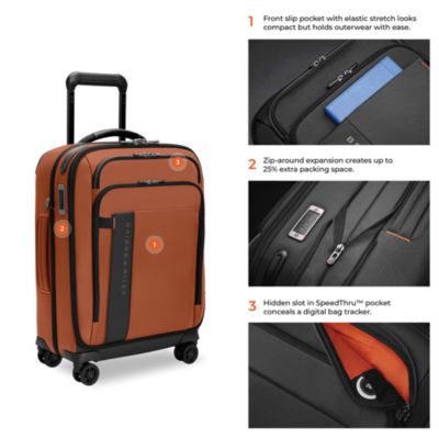 ZDX Essential Global Spinner Carry On Bag