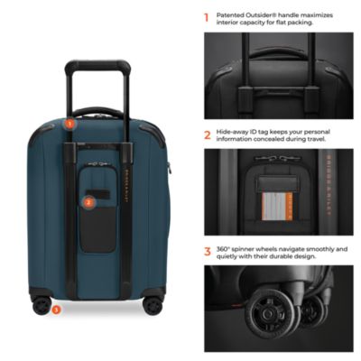 ZDX Essential Global Spinner Carry On Bag