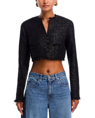 Karoline Sequin Boucle Top