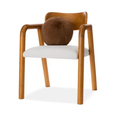 Big Rabbit Faux Fur Ball Pillow - Exclusive