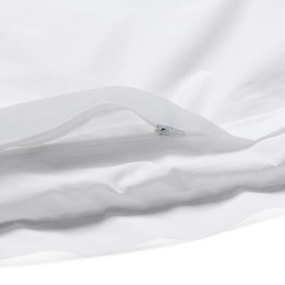 Brando Embroidered Percale Duvet Cover, King - Exclusive
