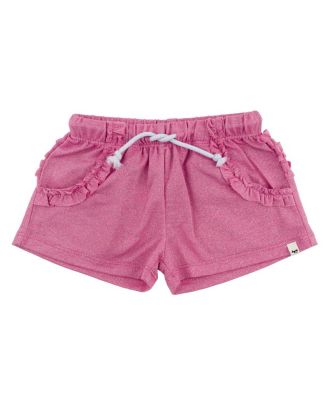 Girls' Sparkle Ruffle Pocket Lottie Short - Baby, Little Kid