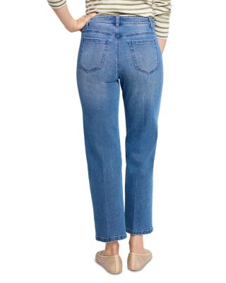 High Rise Straight Leg Jeans in Uptown