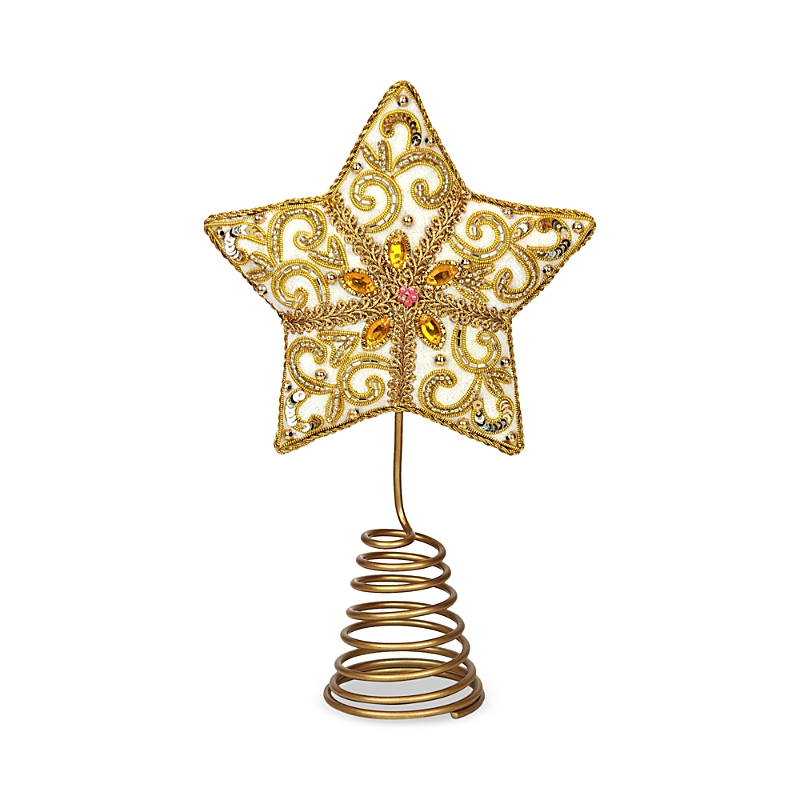 Sudha Pennathur Star Tree Topper In Gold