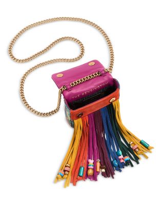 Micro Kensington Tassel Suede Bag