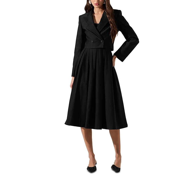 Astr The Label Leotie Blazer In Black