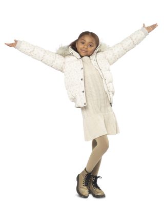 Girls' Kyla Faux Trim Coat - Little Kid, Big Kid